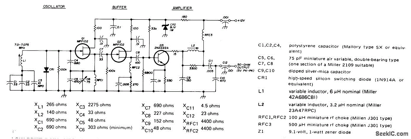 LOW DRIFT 7MHz VFO