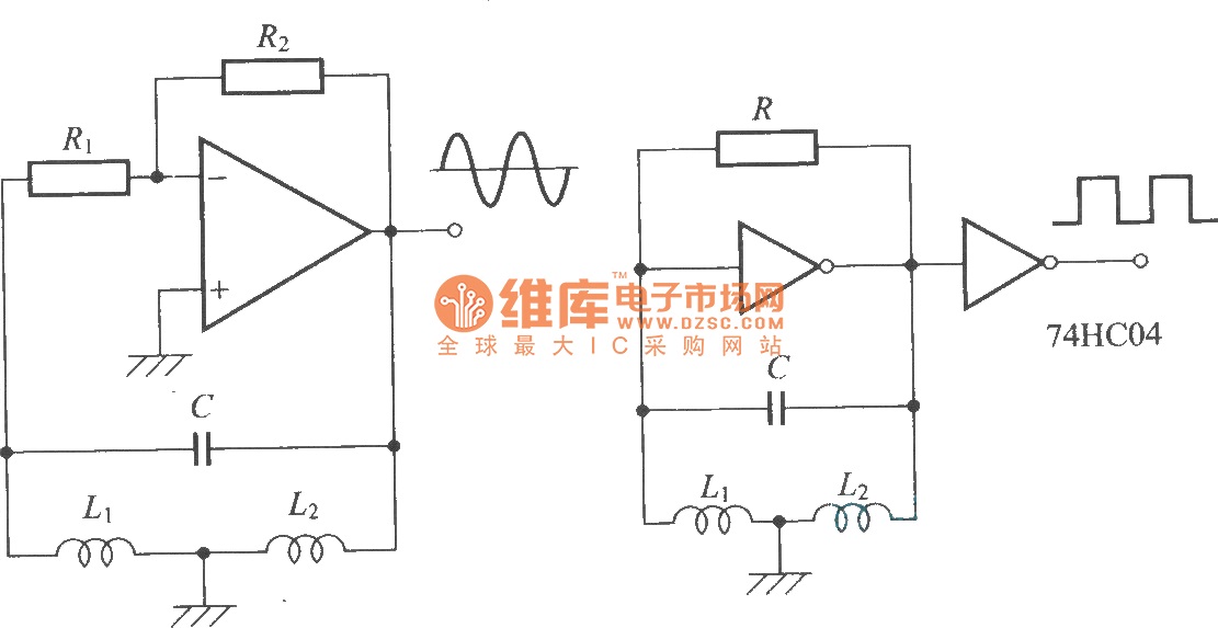 Hartley oscillator circuit