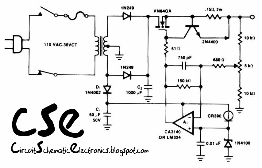 14 V battery charger circuit and troubleshooting Schematic Diagram