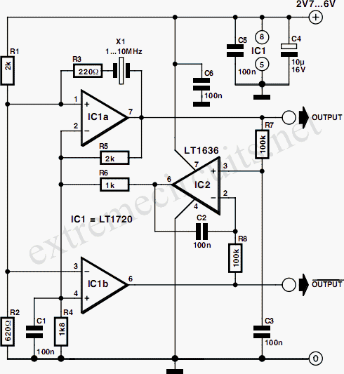 Comparator Based Crystal Oscillator