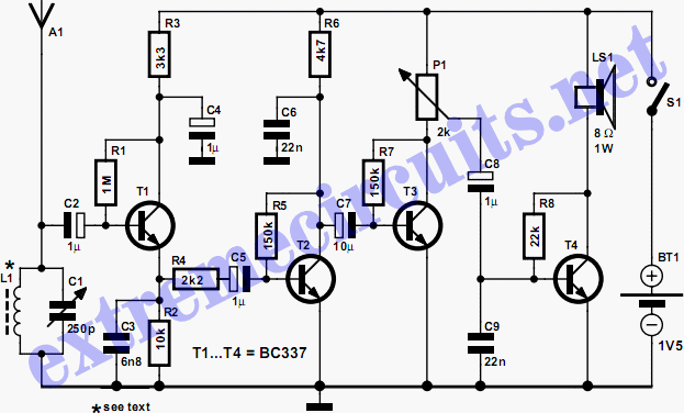 Economical Transistor Radio circuit