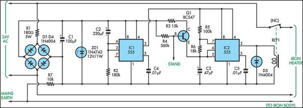 Soldering Iron Tip Preserver circuit