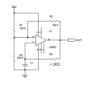 Square Wave Oscillator circuit