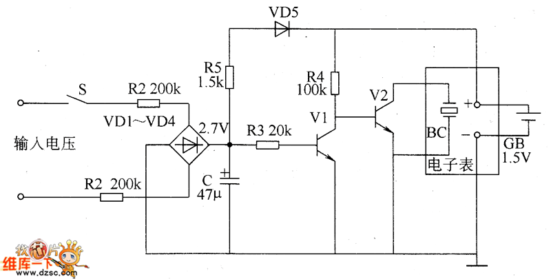 Cumulative timer circuit diagram circuit
