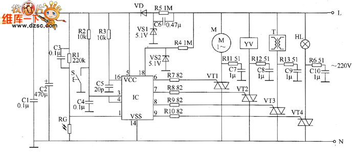 Industrial fuel oil furnace controller circuit diagram 2 circuit