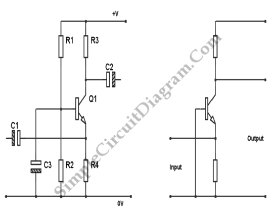 Transistor Common Base Amplifier circuit