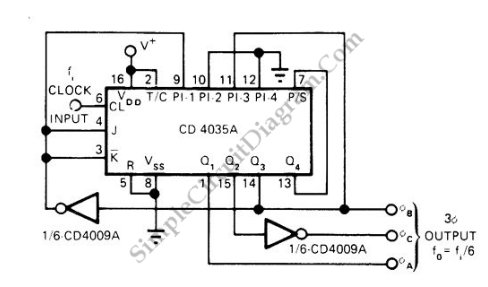 Pulse Generator Produces 3-Phase Output