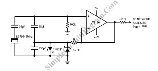 Op-Amp Colpitts Oscillator circuit
