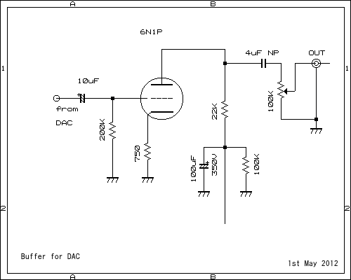 6DJ8 P-G Amp with DAC FN1242A Digital 2ch circuit