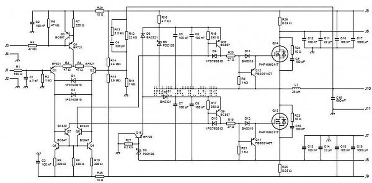 Philips Amplifier 200w Circuit