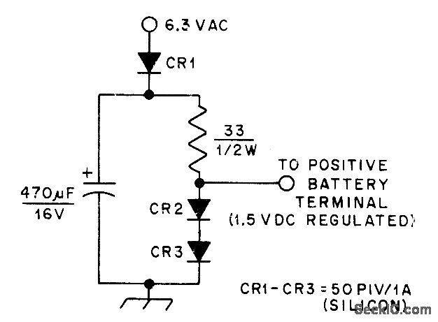 15 V FOR VTVM circuit