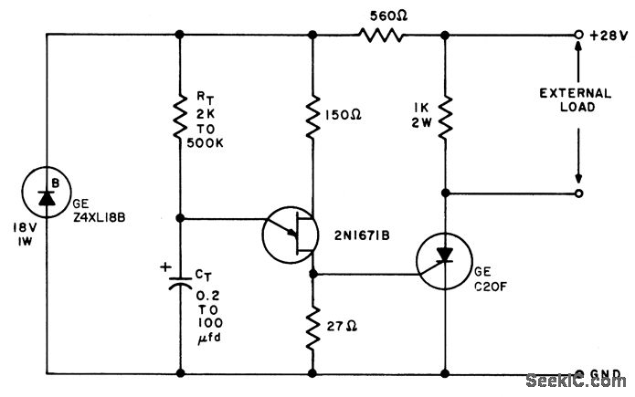 SCR UJI TIME DELAY circuit