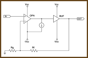 Biasing Op-Amps into Class A circuit