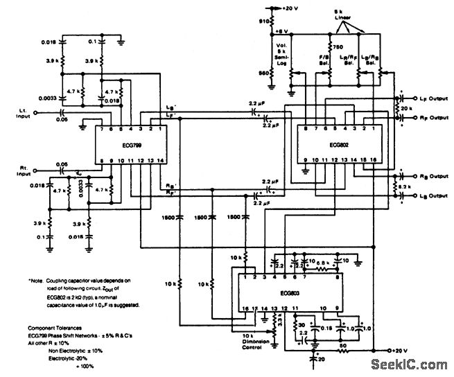 4 channel SQ logic decoder
