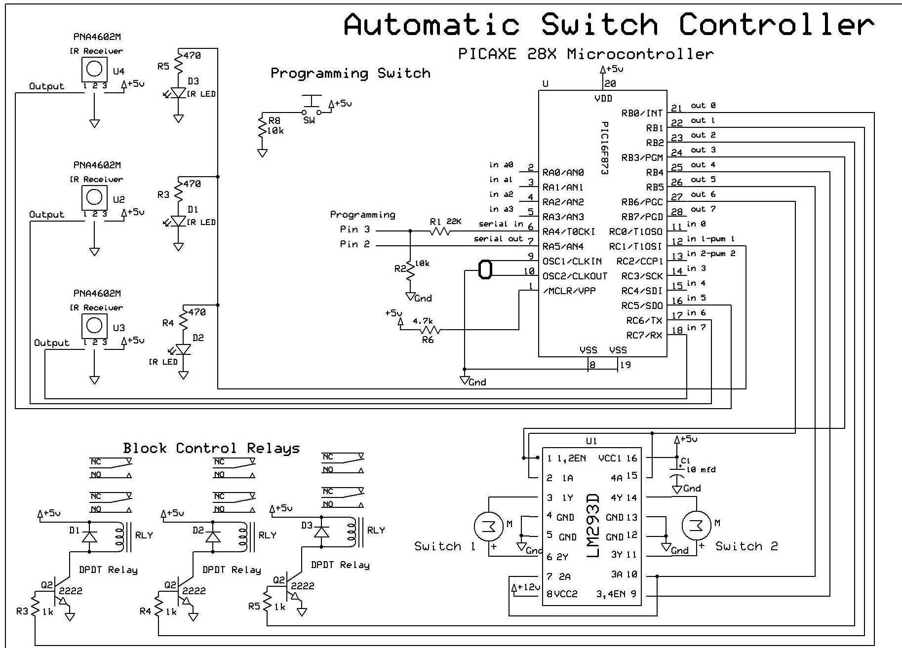 Automatic Switch Project circuit