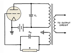 Electronic Transformer Coupled Oscillators circuit