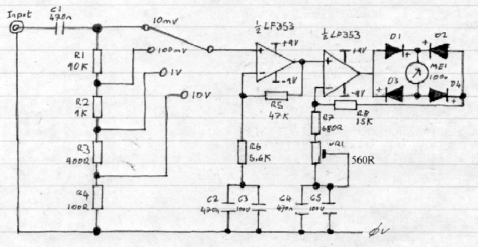 Audio mV Meter