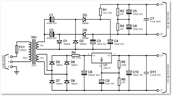 Power Supply for Battery Valve Radios