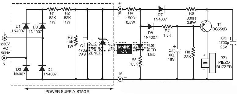 Power Supply Failure Alarm