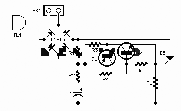 220V LED Flasher