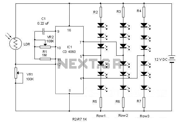 X’Mas LED Decoration circuit