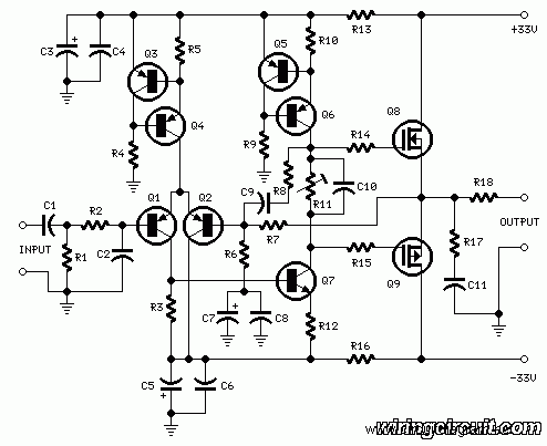 25W HiFi Audio Amplifier with MOSFET