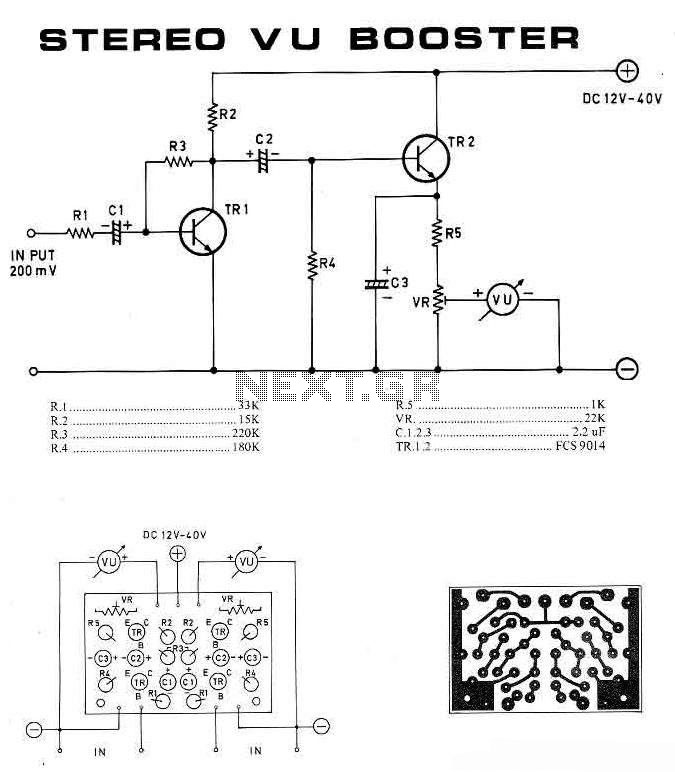 Stereo VU Booster