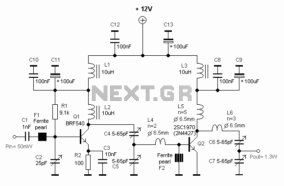 1.3W RF Amplifier