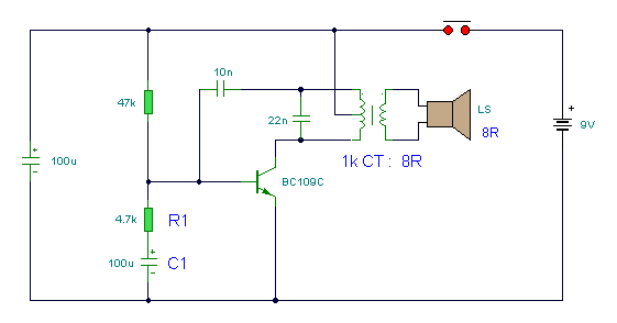 Electronic Canary circuit