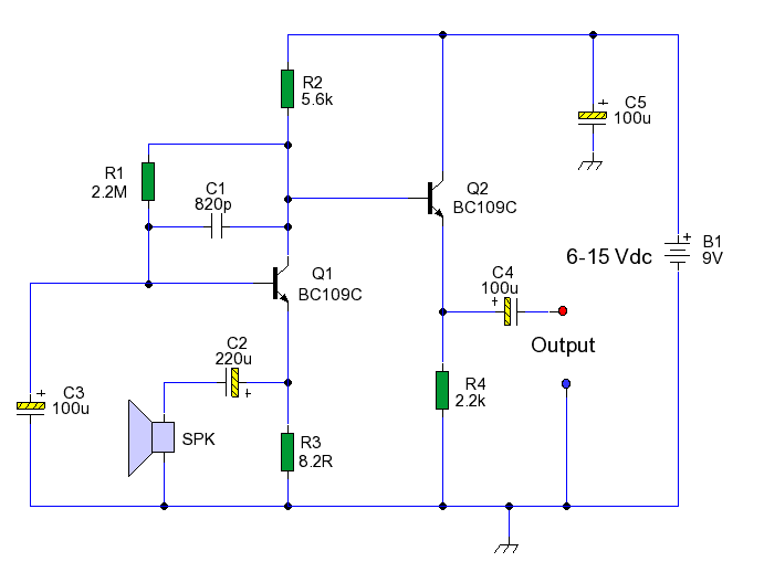 Speaker Mic Circuit