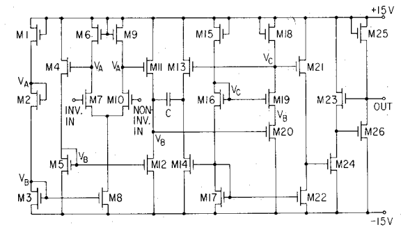 cut the feed forward in the miller compensation with voltage buffer