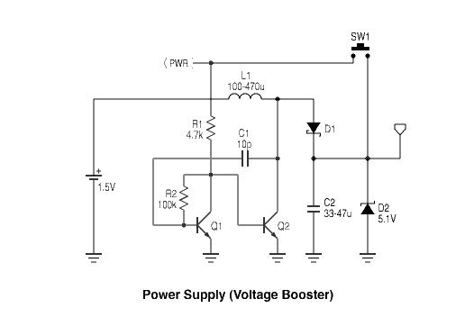 Wave Joule Thief circuit
